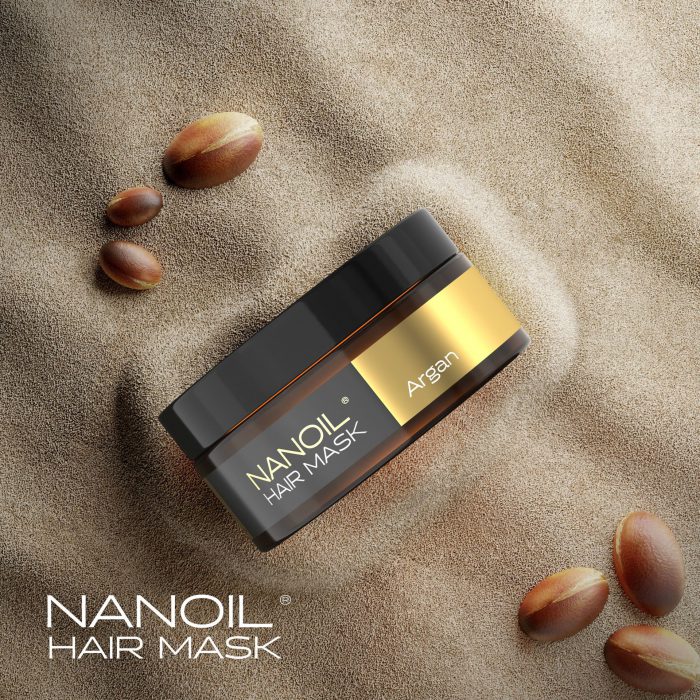 Nanoil hair mask infused with genuine argan oil